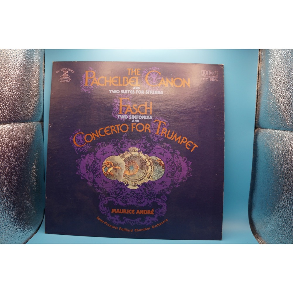 Pachelbel Canon Fasch Trumpet Concerto Maurice Andre RCA Red Seal Vinyl LP 1977